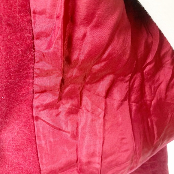 ❤️Style&Co Petite Red/Pink Stretch Velour Blazer Jacket Women’s 6P❤️ - Picture 8 of 8